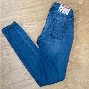 TRUE RELIGION curvy skinny jeans